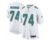 Men's Nike Miami Dolphins #74 Jermon Bushrod Game White NFL Jersey