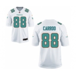 Men's Nike Miami Dolphins #88 Leonte Carroo Game White NFL Jersey