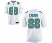 Men's Nike Miami Dolphins #88 Leonte Carroo Game White NFL Jersey