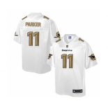 nike nfl jerseys miami dolphins #11 parker Pro Line White[game]