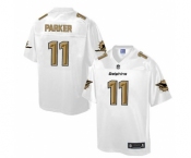 nike nfl jerseys miami dolphins #11 parker Pro Line White[game]