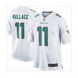 nike nfl jerseys miami dolphins #11 wallace white[game]