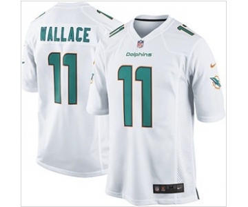 nike nfl jerseys miami dolphins #11 wallace white[game]