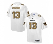 nike nfl jerseys miami dolphins #13 marino Pro Line White[game]