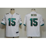 nike nfl jerseys miami dolphins #15 davone bess white[game]