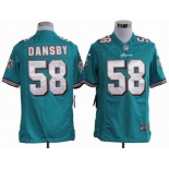 nike nfl jerseys miami dolphins #58 dansby green[game]