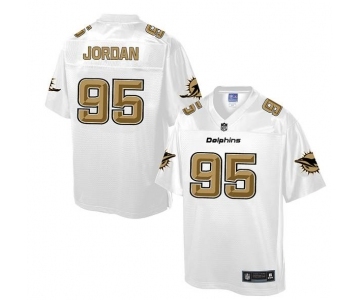 nike nfl jerseys miami dolphins #95 jordan Pro Line White[game]