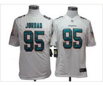 nike nfl jerseys miami dolphins #95 jordan white[game]