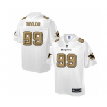 nike nfl jerseys miami dolphins #99 taylor Pro Line White[game]