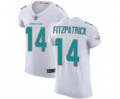 Men's Miami Dolphins #14 Ryan Fitzpatrick White Vapor Untouchable Elite Player Football Jersey