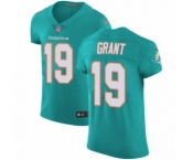 Men's Nike Miami Dolphins #19 Jakeem Grant Aqua Green Team Color Vapor Untouchable Elite Player NFL Jersey