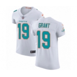 Men's Nike Miami Dolphins #19 Jakeem Grant White Vapor Untouchable Elite Player NFL Jersey