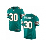 Men's Nike Miami Dolphins #30 Cordrea Tankersley Elite Aqua Green Alternate NFL Jersey