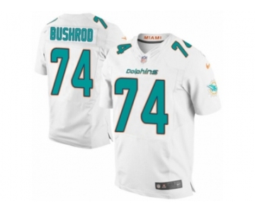 Men's Nike Miami Dolphins #74 Jermon Bushrod Elite White NFL Jersey