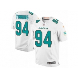 Men's Nike Miami Dolphins #94 Lawrence Timmons Elite White NFL Jersey