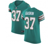 Nike Dolphins #37 Myles Gaskin Aqua Green Alternate Men's Stitched NFL New Elite Jersey