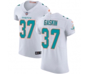 Nike Dolphins #37 Myles Gaskin White Men's Stitched NFL New Elite Jersey