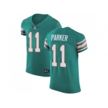 Nike Miami Dolphins #11 DeVante Parker Aqua Green Alternate Men Stitched NFL Vapor Untouchable Elite Jersey