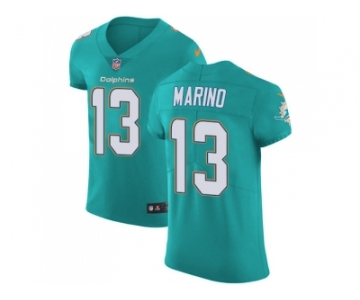 Nike Miami Dolphins #13 Dan Marino Aqua Green Team Color Men Stitched NFL Vapor Untouchable Elite Jersey