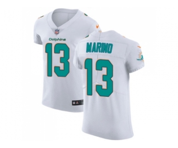 Nike Miami Dolphins #13 Dan Marino White Men Stitched NFL Vapor Untouchable Elite Jersey