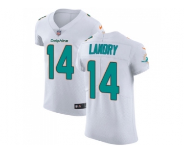 Nike Miami Dolphins #14 Jarvis Landry White Men Stitched NFL Vapor Untouchable Elite Jersey