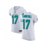 Nike Miami Dolphins #17 Ryan Tannehill White Men Stitched NFL Vapor Untouchable Elite Jersey