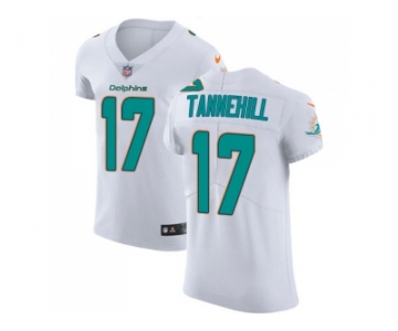 Nike Miami Dolphins #17 Ryan Tannehill White Men Stitched NFL Vapor Untouchable Elite Jersey