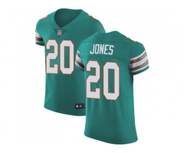 Nike Miami Dolphins #20 Reshad Jones Aqua Green Alternate Men Stitched NFL Vapor Untouchable Elite Jersey