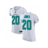 Nike Miami Dolphins #20 Reshad Jones White Men Stitched NFL Vapor Untouchable Elite Jersey