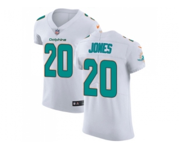 Nike Miami Dolphins #20 Reshad Jones White Men Stitched NFL Vapor Untouchable Elite Jersey