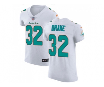 Nike Miami Dolphins #32 Kenyan Drake White Men Stitched NFL Vapor Untouchable Elite Jersey