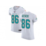 Nike Miami Dolphins #86 Mike Gesicki White Men Stitched NFL Vapor Untouchable Elite Jersey