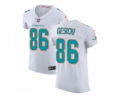 Nike Miami Dolphins #86 Mike Gesicki White Men Stitched NFL Vapor Untouchable Elite Jersey