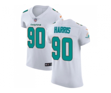 Nike Miami Dolphins #90 Charles Harris White Men Stitched NFL Vapor Untouchable Elite Jersey