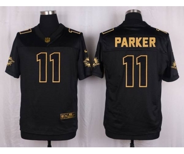 nike nfl jerseys miami dolphins #11 parker black gold collection[Elite]