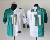 nike nfl jerseys miami dolphins #11 wallace green- white[Elite split]