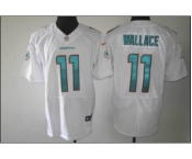 nike nfl jerseys miami dolphins #11 wallace white[Elite]