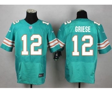 nike nfl jerseys miami dolphins #12 griese green[Elite]