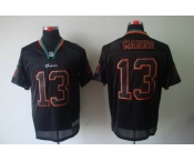 nike nfl jerseys miami dolphins #13 dan marino black[Elite lights out]