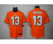 nike nfl jerseys miami dolphins #13 dan marino orange[Elite]