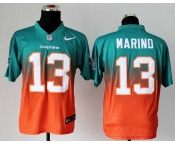 nike nfl jerseys miami dolphins #13 marino green-orange[Elite drift fashion][second version]