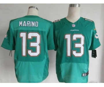 nike nfl jerseys miami dolphins #13 marino green[new Elite]