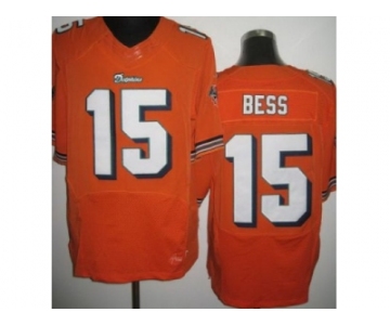 nike nfl jerseys miami dolphins #15 bess orange[Elite]