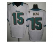 nike nfl jerseys miami dolphins #15 davone bess white[Elite]