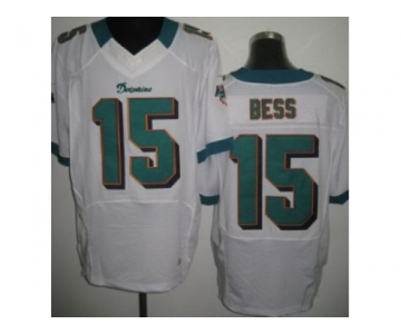 nike nfl jerseys miami dolphins #15 davone bess white[Elite]