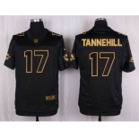 nike nfl jerseys miami dolphins #17 tannehill black gold collection[Elite]