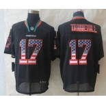 nike nfl jerseys miami dolphins #17 tannehill black[Elite USA flag fashion]