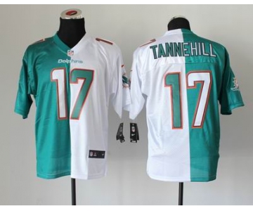 nike nfl jerseys miami dolphins #17 tannehill green-white[Elite split]