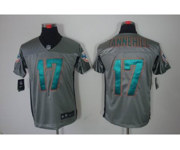 nike nfl jerseys miami dolphins #17 tannehill grey[Elite shadow]