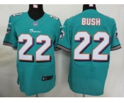 nike nfl jerseys miami dolphins #22 bush green[Elite]